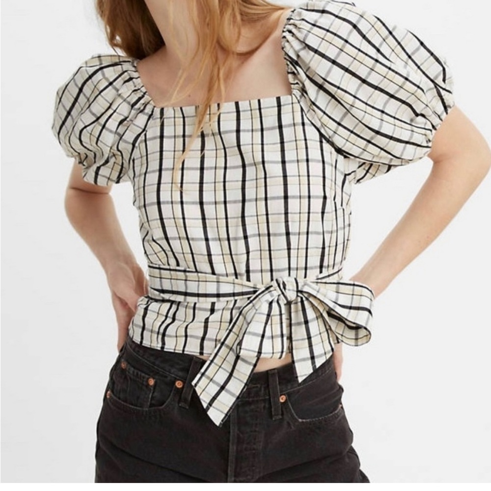 LEVI’S VERA PUFF SLEEVE TOP